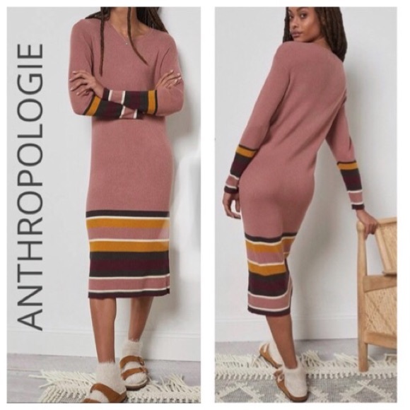 Anthropologie Dresses & Skirts - Cozy Sweater dress M/L